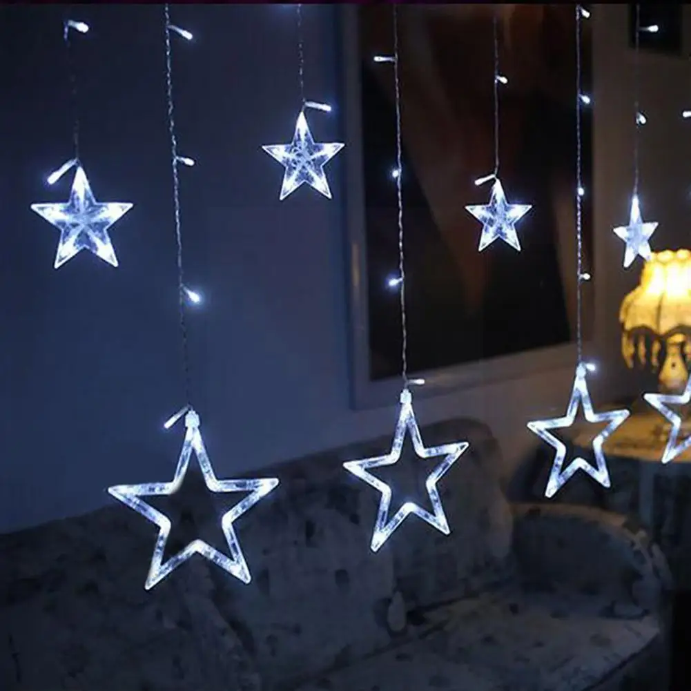 Star String Lights LED Christmas Garland Fairy Curtain light 2.5M Outdoor Indoor For Bedroom Home Party Wedding Ramadan Dec Y0U8
Star String Lights LED Christmas Garland Fairy Curtain light 2.5M Outdoor Indoor For Bedroom Home Party Wedding Ramadan Dec Y0U8