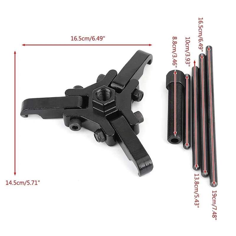71002 Professional Harmonic Damper Puller Tool Set, Harmonic Balancer Pulley Puller for GM Chrysler Ford
71002 Professional Harmonic Damper Puller Tool Set, Harmonic Balancer Pulley Puller for GM Chrysler Ford