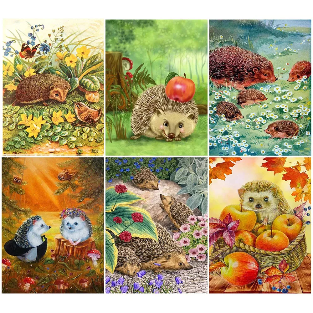 AMY-Full Drill Square Diamond Painting Hedgehog DIY Diamond Embroidery Animal Diamond Mosaic Rhinestone Kit Autumn Decoration
AMY-Full Drill Square Diamond Painting Hedgehog DIY Diamond Embroidery Animal Diamond Mosaic Rhinestone Kit Autumn Decoration