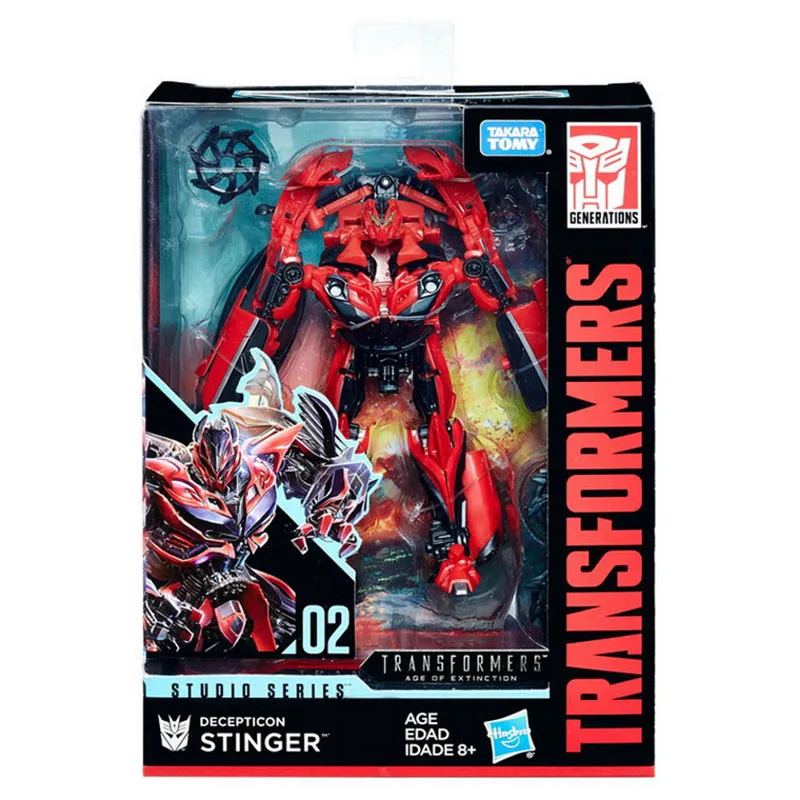 Takara Tomy Transformers Toy Stinger 02 Studio Series Deluxe Class Robot Movie Anime Action Figure 14Cm Model Toys for Boys
Takara Tomy Transformers Toy Stinger 02 Studio Series Deluxe Class Robot Movie Anime Action Figure 14Cm Model Toys for Boys