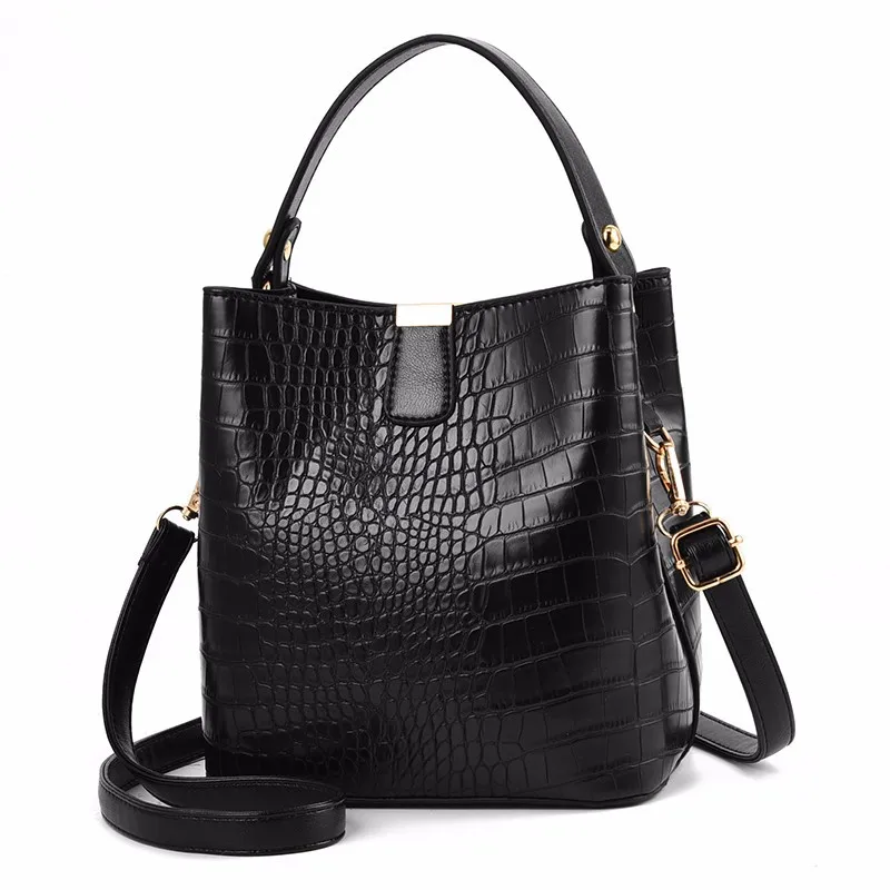 New Women Bag crocodile pattern bucket bags fashion shoulder messenger bags handbag Korean version large capacity PU bag
New Women Bag crocodile pattern bucket bags fashion shoulder messenger bags handbag Korean version large capacity PU bag