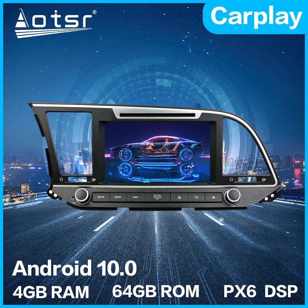 Автомобильный мультимедийный DVD-плеер на Android для Hyundai Elantra 2016 + новейший 10,0 4 + 64 Гб PX6 Автомобильный GPS-навигатор стерео радио DSP + Carplay
Автомобильный мультимедийный DVD-плеер на Android для Hyundai Elantra 2016 + новейший 10,0 4 + 64 Гб PX6 Автомобильный GPS-навигатор стерео радио DSP + Carplay