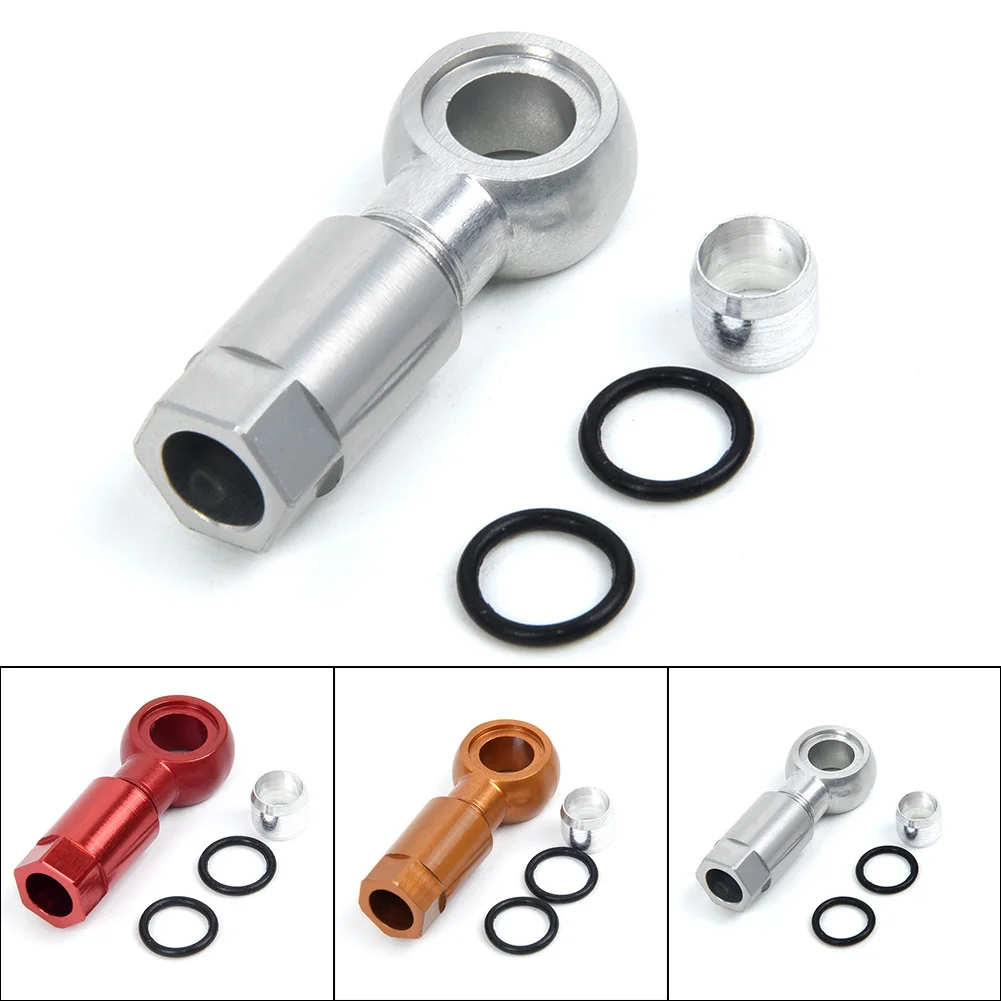 Hydraulic brake hose connector oil disc five-wire body hose valve aluminum alloy olive head for SLX XT XTR bicycle parts
Hydraulic brake hose connector oil disc five-wire body hose valve aluminum alloy olive head for SLX XT XTR bicycle parts