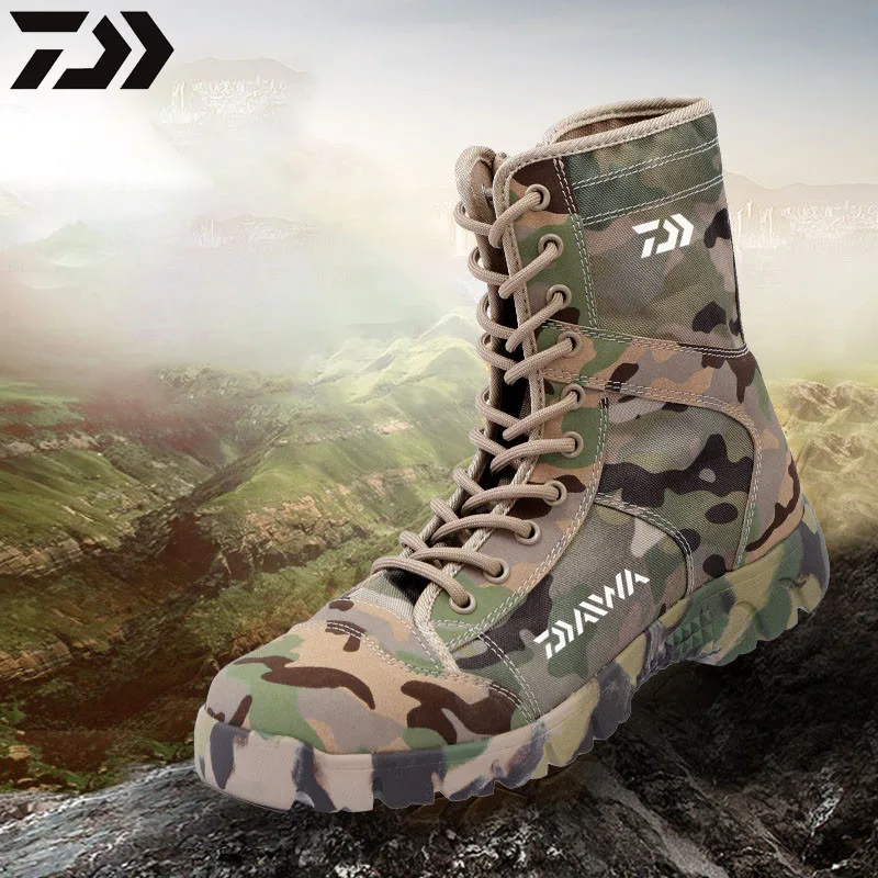2021 Daiwa Winter Outdoor Men Shoe Fishing Boot High Leather Combat Boots Waterproof Non-slip Wearable Fishing Trekking Sneakers
2021 Daiwa Winter Outdoor Men Shoe Fishing Boot High Leather Combat Boots Waterproof Non-slip Wearable Fishing Trekking Sneakers