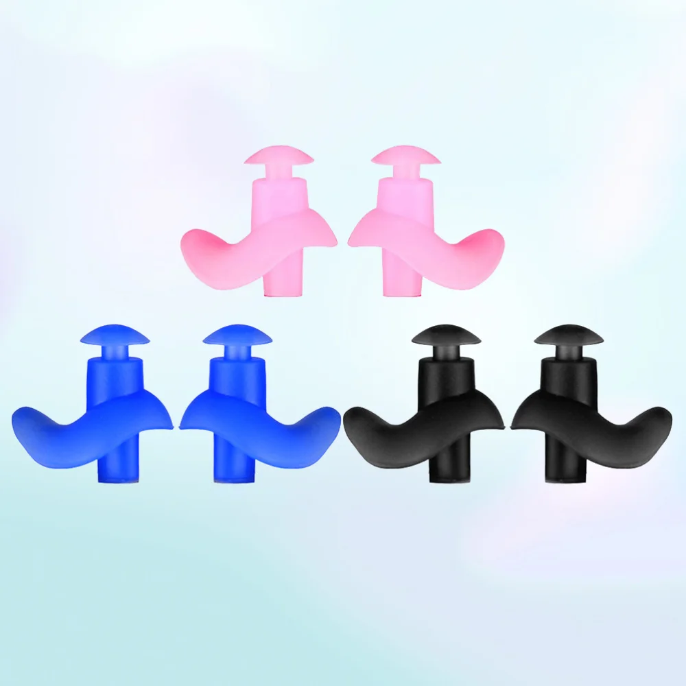 3 Pairs Professional Swimming Ear Plugs Waterproof Reusable Silicone Earplugs for Adult (Blue + White +)
3 Pairs Professional Swimming Ear Plugs Waterproof Reusable Silicone Earplugs for Adult (Blue + White +)