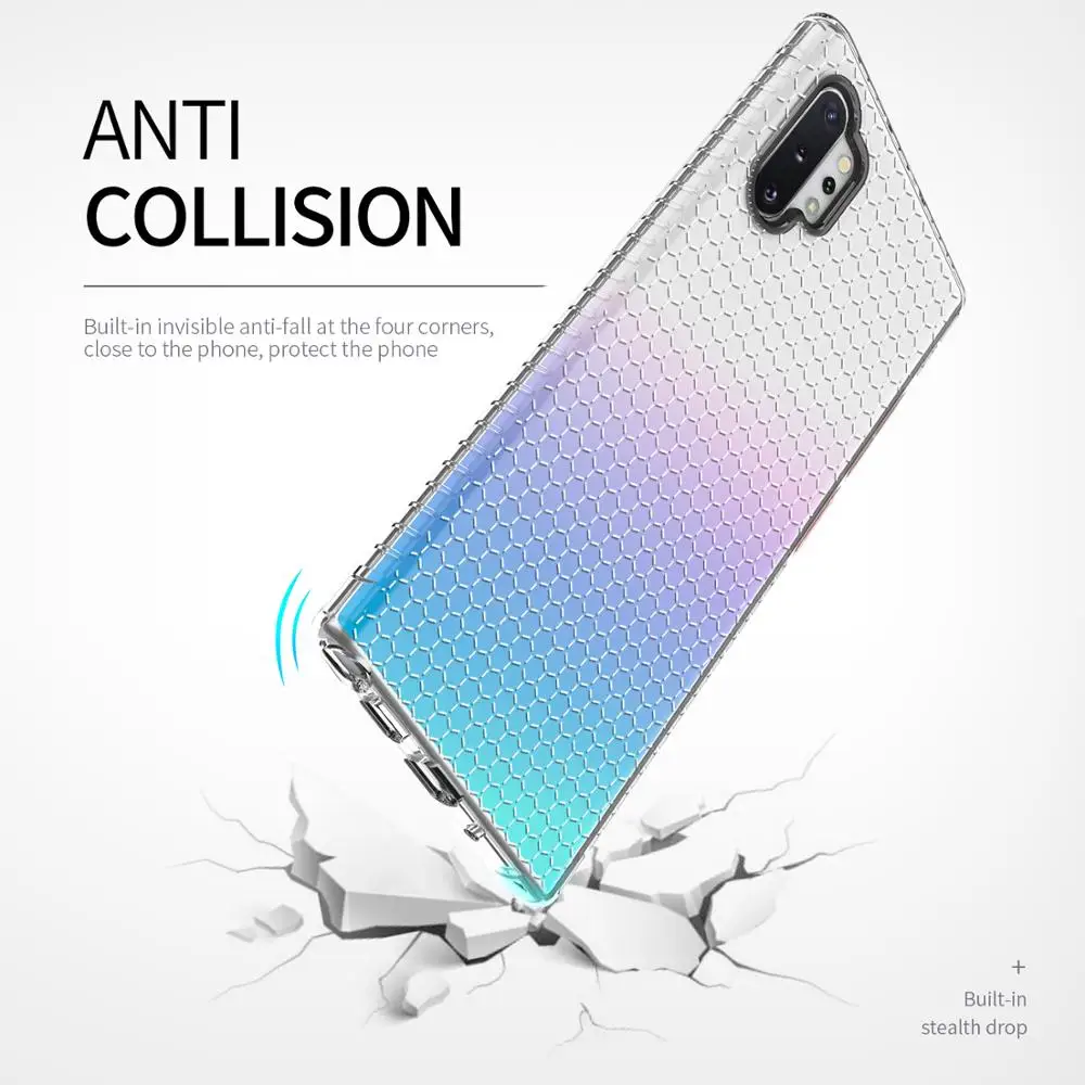 ikreese Honeycomb Groove Cooling Anti Collision Transparent TPU Case For Samsung Galaxy S20 Plus Note 10 Plus 20 Ultra Cases
ikreese Honeycomb Groove Cooling Anti Collision Transparent TPU Case For Samsung Galaxy S20 Plus Note 10 Plus 20 Ultra Cases