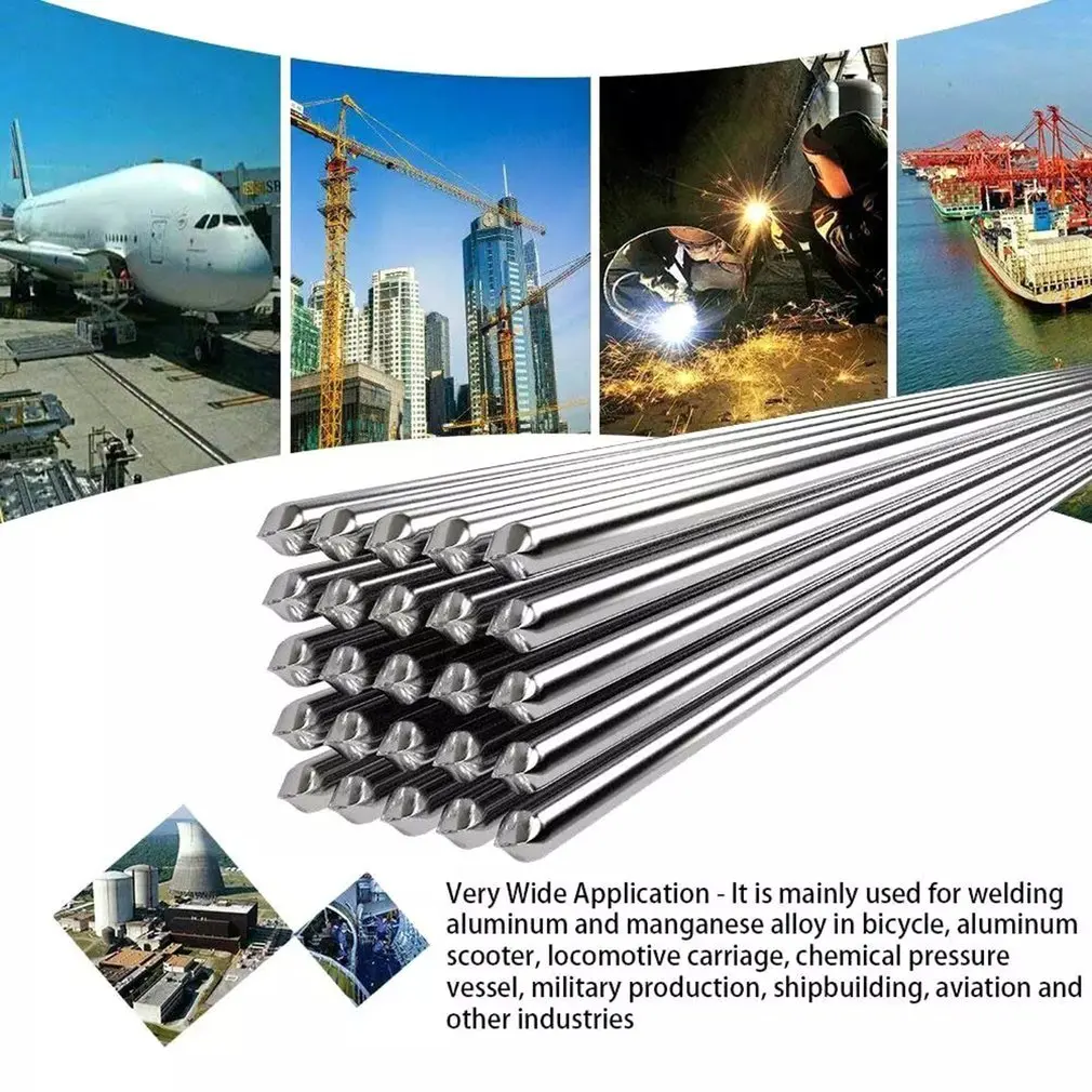 Lowx Temperature Easy Melt Aluminum Welding Rods Weld Bars Cored Wire 2mm Rod Solder Soldering Aluminum No Need Solder Powder
Lowx Temperature Easy Melt Aluminum Welding Rods Weld Bars Cored Wire 2mm Rod Solder Soldering Aluminum No Need Solder Powder
