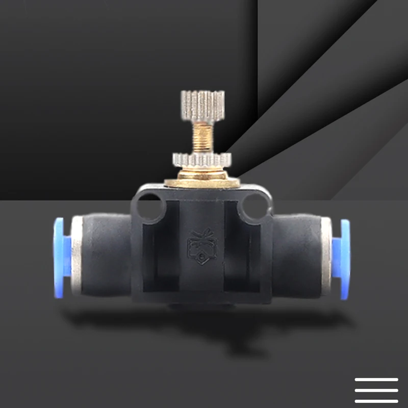 LSA Air Flow Speed Control Pneumatic Parts Regulating Valve Trachea Throttle Pneumatic Switch Valve 4mm 6mm 8mm 10mm 12mm
LSA Air Flow Speed Control Pneumatic Parts Regulating Valve Trachea Throttle Pneumatic Switch Valve 4mm 6mm 8mm 10mm 12mm