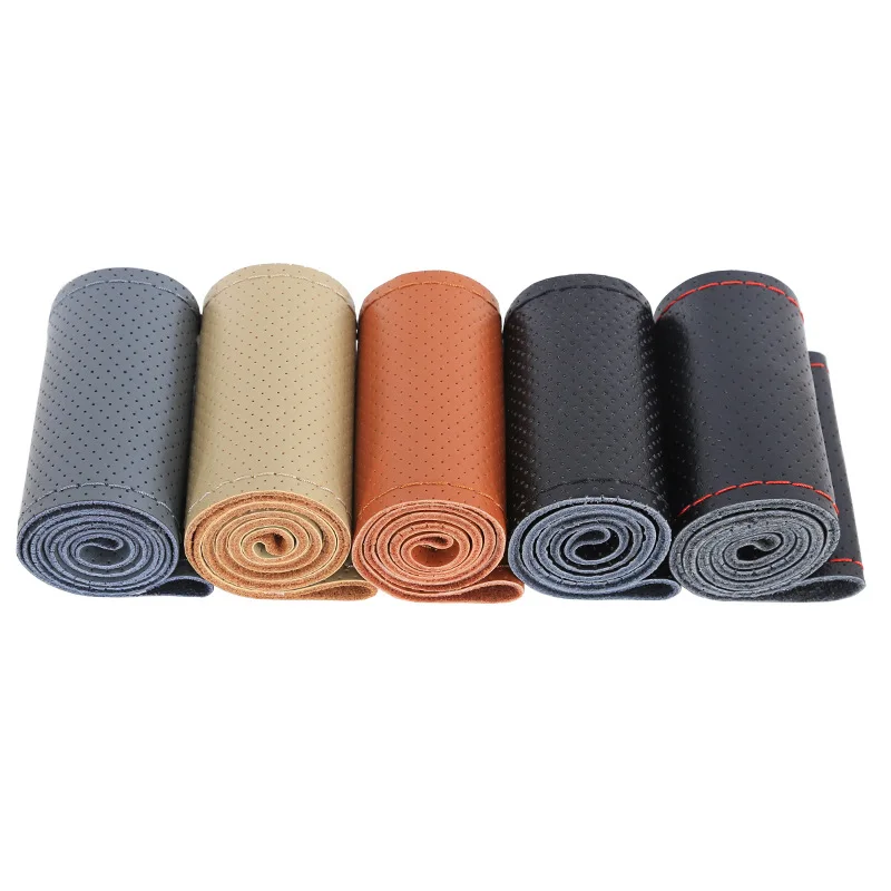 Car Steering Wheels Cover with Needles DIY Leather Car Covers Auto Accessories Anti-Slip Hand Sewing Braid Thread 38cm
Car Steering Wheels Cover with Needles DIY Leather Car Covers Auto Accessories Anti-Slip Hand Sewing Braid Thread 38cm