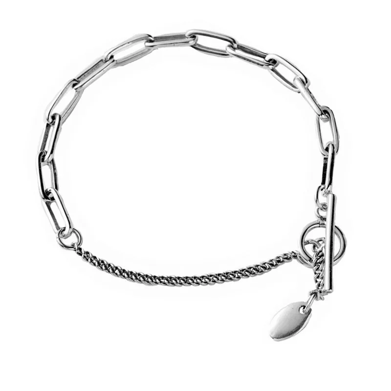 SJTO-54 Vintage 925 Sterling Silver Fashion Geometric Pendant Charm Korean Punk Bracelet &Bangle Wedding Jewelry For Women
SJTO-54 Vintage 925 Sterling Silver Fashion Geometric Pendant Charm Korean Punk Bracelet &Bangle Wedding Jewelry For Women
