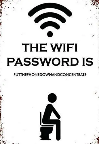 Металлический жестяной знак, забавный знак в туалете с Wi-Fi, металлический знак, мужская пещера, бар, паб, Домашнее Ретро украшение для стен, ...
Металлический жестяной знак, забавный знак в туалете с Wi-Fi, металлический знак, мужская пещера, бар, паб, Домашнее Ретро украшение для стен, ...