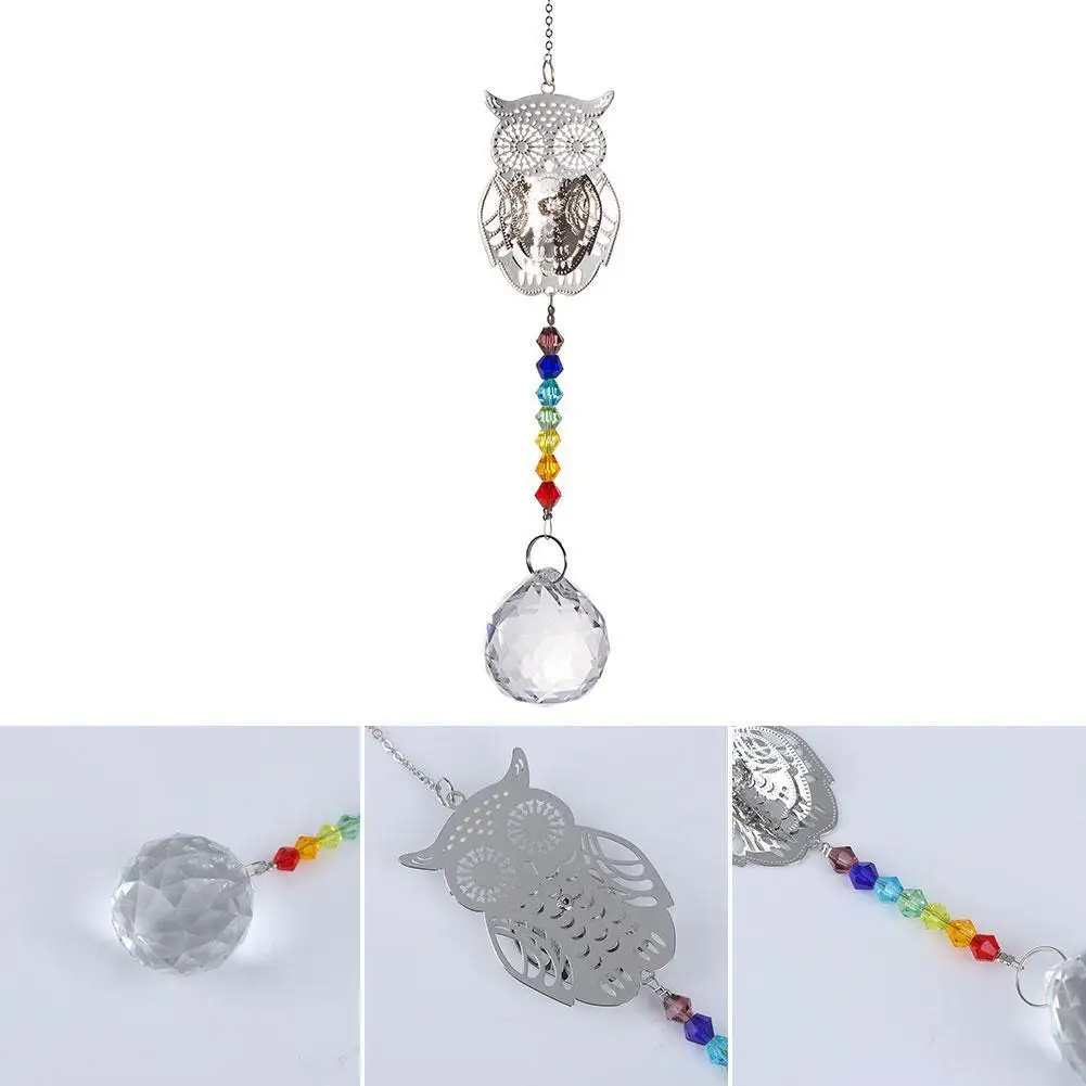 Cartoon Crystal Pendant Bee Pendant Owl Animal Snowflake Hanging Maker Home Crystal Decor Rainbow Pendant D5J5
Cartoon Crystal Pendant Bee Pendant Owl Animal Snowflake Hanging Maker Home Crystal Decor Rainbow Pendant D5J5