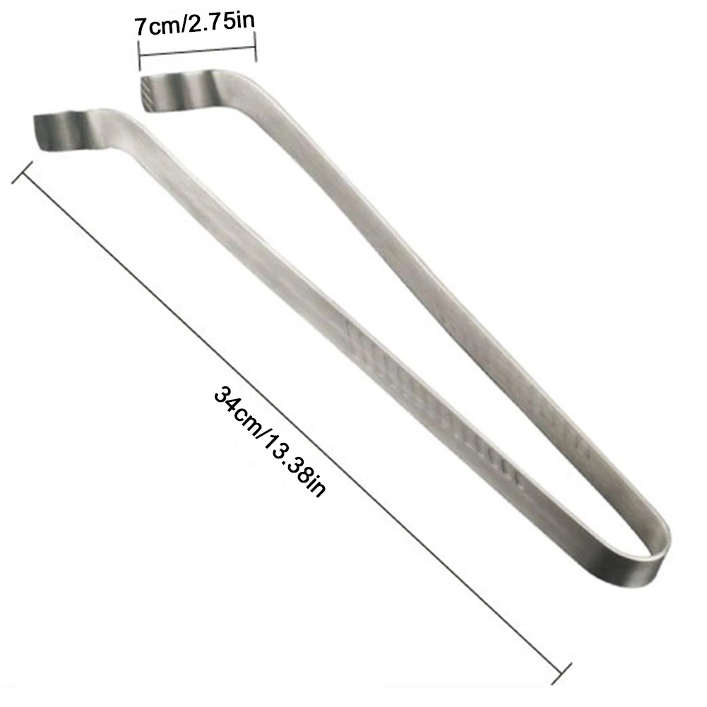 Stainless Steel Kitchen Tongs Elbow Tips Non-Slip Grip 13.4-inch for BBQ, Baking, Cooking
Stainless Steel Kitchen Tongs Elbow Tips Non-Slip Grip 13.4-inch for BBQ, Baking, Cooking