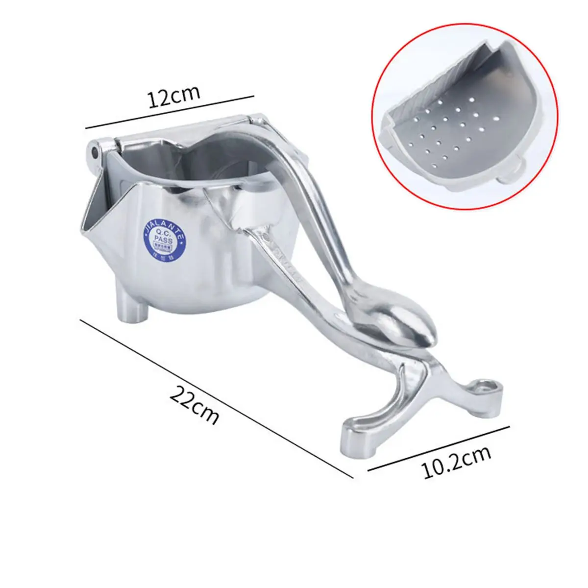Silver Metal Manual Juicer Fruit Squeezer Juice Squeezer Lemon Orange Juicer Press Household Multifunctional Juicer
Silver Metal Manual Juicer Fruit Squeezer Juice Squeezer Lemon Orange Juicer Press Household Multifunctional Juicer