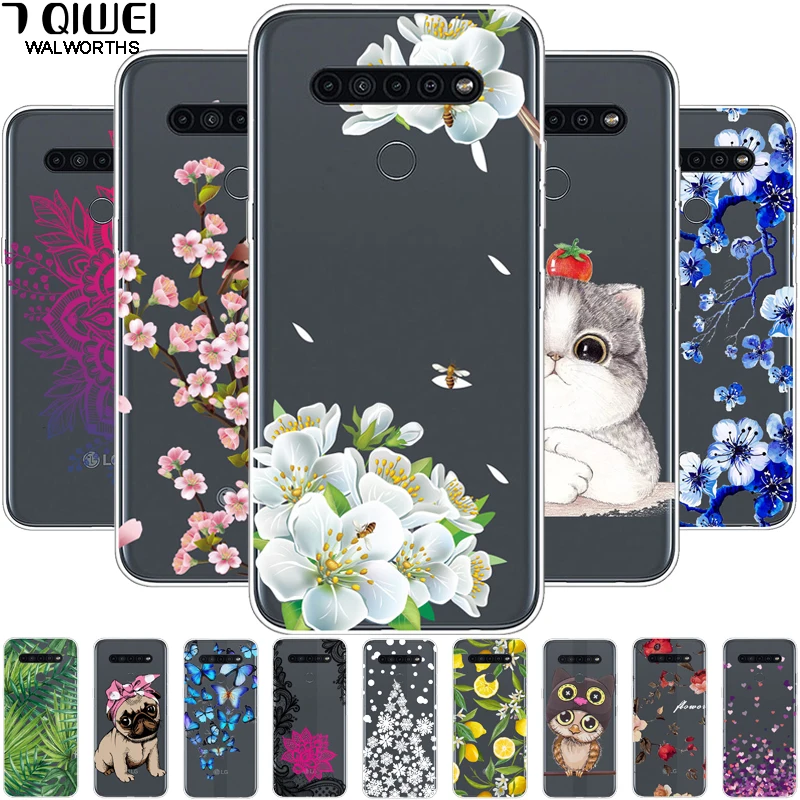Для LG G8S чехол Thinq прозрачный мягкий TPU для телефона G8X силиконовый милый бампер LGG8