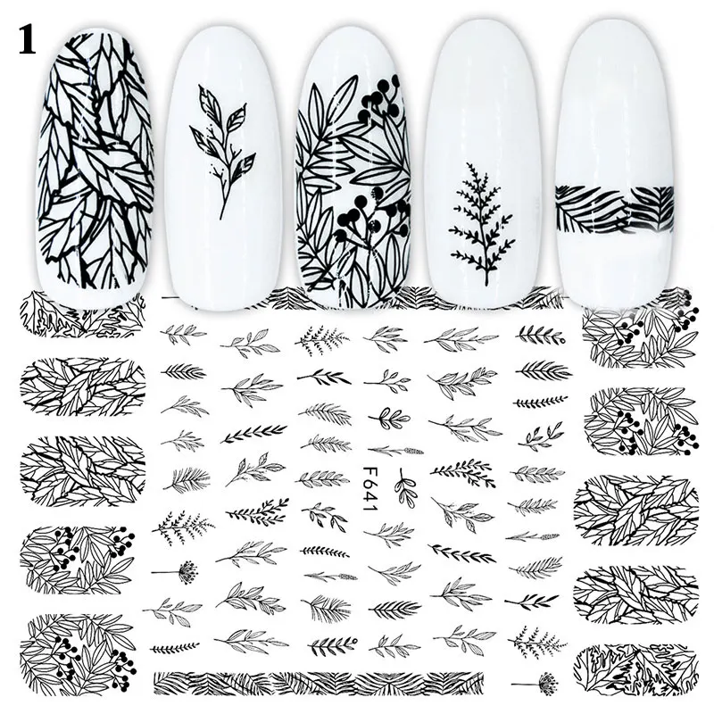 3D Nail Sticker Nail Decals Flower Heart Design Manicure Art Nail Foil New Beauty Fashion Self-Adhesive Black White
3D Nail Sticker Nail Decals Flower Heart Design Manicure Art Nail Foil New Beauty Fashion Self-Adhesive Black White