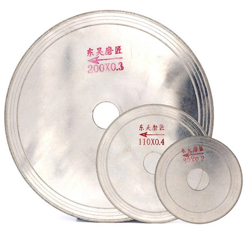 1Pcs Ultra-thin Diamond Saw Blade Cutting Arbor Disc 3/4/5/6 Inch for Marble Pebbles Jade Agate Glass Gems Cutting Proccess
1Pcs Ultra-thin Diamond Saw Blade Cutting Arbor Disc 3/4/5/6 Inch for Marble Pebbles Jade Agate Glass Gems Cutting Proccess