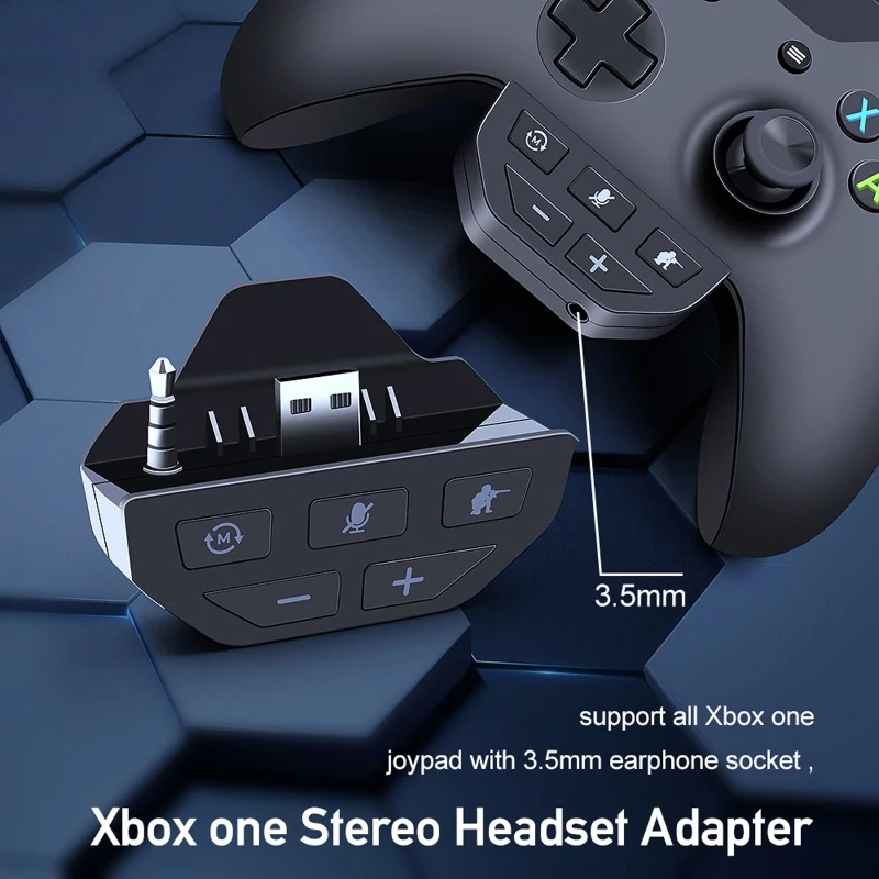 Audio Adapters Headphone Converter for - One Wireless Gamepad Handle Stereo Headset Adapter
Audio Adapters Headphone Converter for - One Wireless Gamepad Handle Stereo Headset Adapter