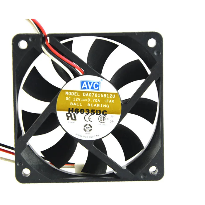 Новый DA07015B12U 12V 0.70A 7 см 7015 защиты электродвигателя Вентилятор охлаждения
Новый DA07015B12U 12V 0.70A 7 см 7015 защиты электродвигателя Вентилятор охлаждения