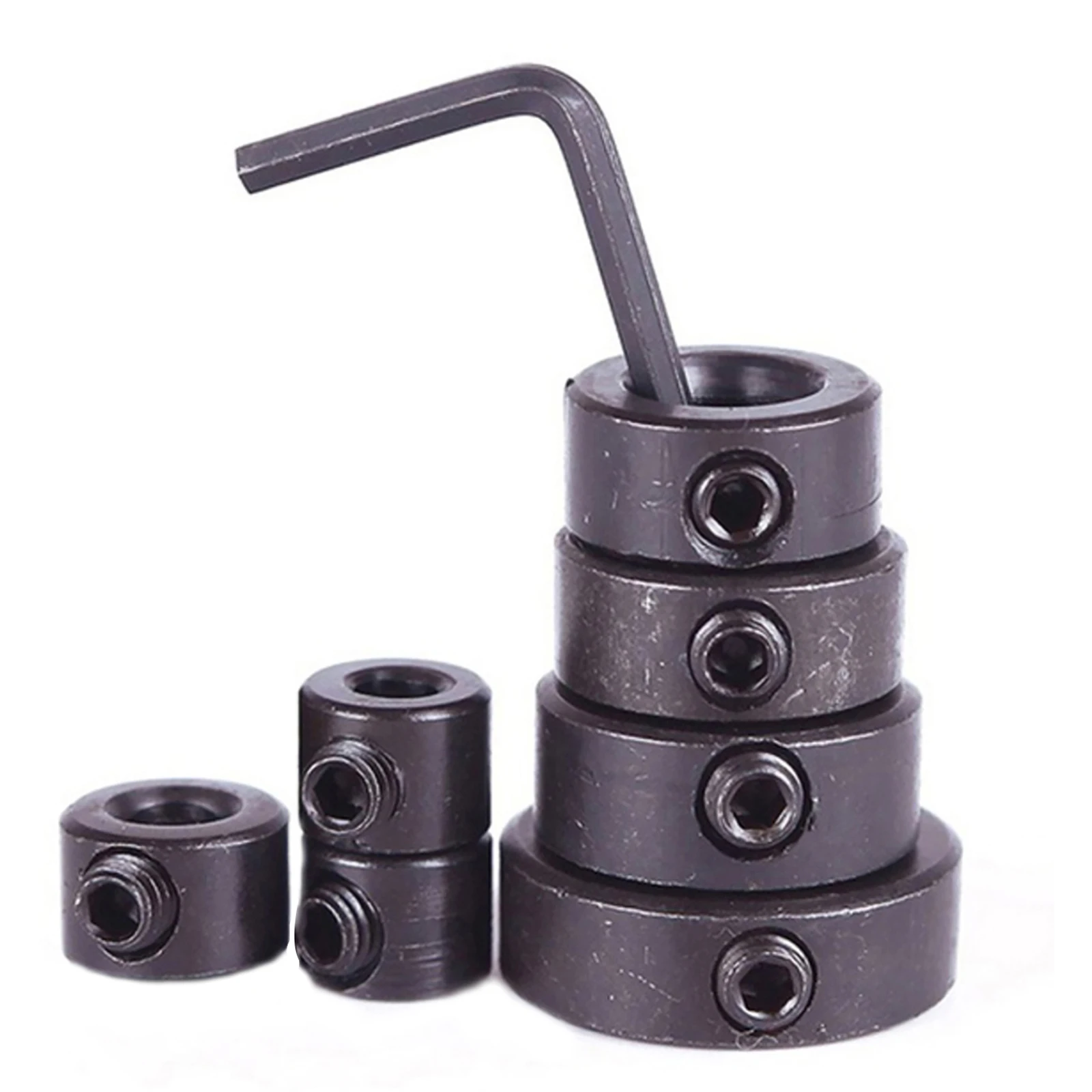 8Pcs 3-12mm Woodworking Drill Locator Drill Depth Stop Drill Bits Collars Ring Positioner Wood Drill Bit With Hex Wrench Kits
8Pcs 3-12mm Woodworking Drill Locator Drill Depth Stop Drill Bits Collars Ring Positioner Wood Drill Bit With Hex Wrench Kits