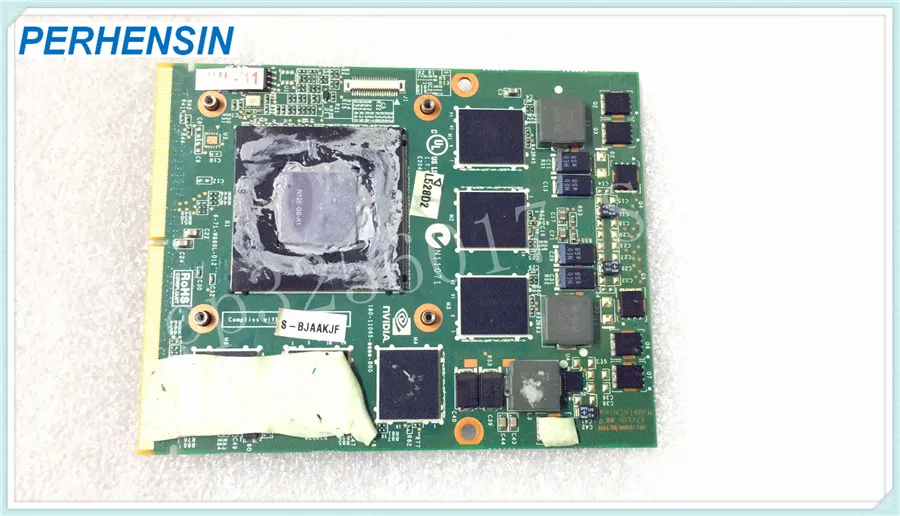 FOR Hasee FOR CLEVO P150HM P170HM GRAPHICS VIDEO CARD 6-77-W860L-D12-K N12E-GS-A1 GTX560M 100% WORK PERFECTLY
FOR Hasee FOR CLEVO P150HM P170HM GRAPHICS VIDEO CARD 6-77-W860L-D12-K N12E-GS-A1 GTX560M 100% WORK PERFECTLY