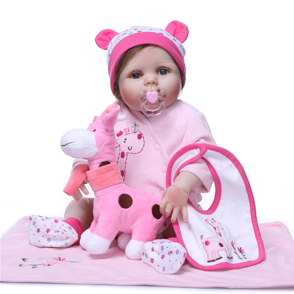 55cm Full Body Silicone Baby Doll kids Playmate Gift For Girls Baby Girl Soft Toys
55cm Full Body Silicone Baby Doll kids Playmate Gift For Girls Baby Girl Soft Toys