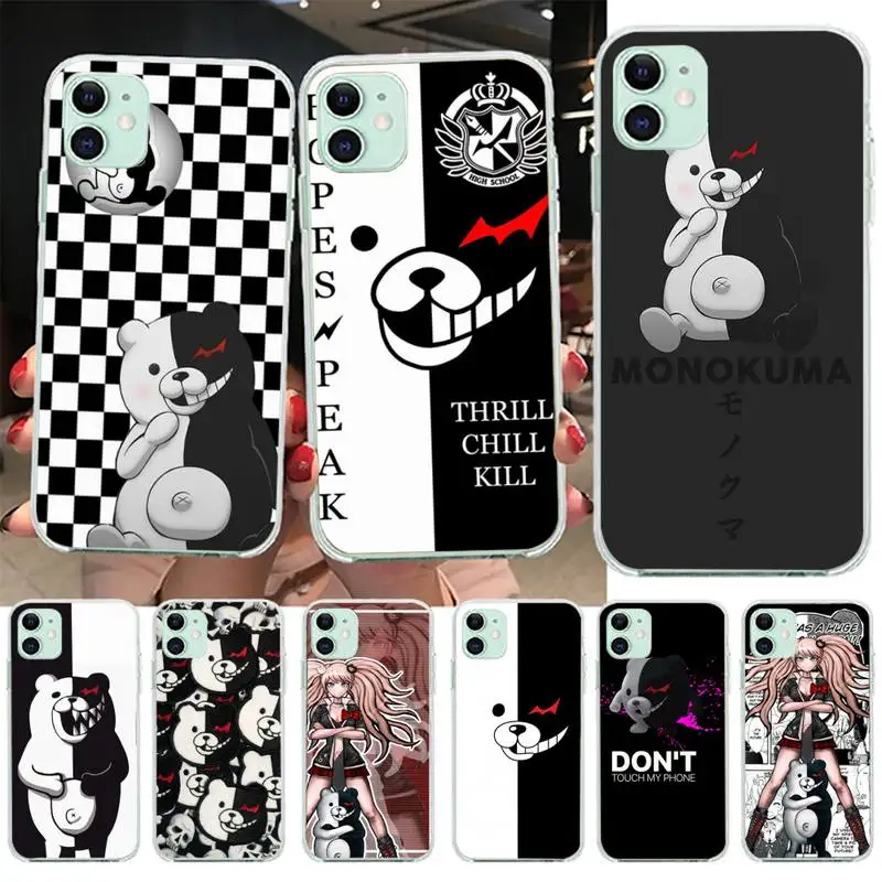 Anime Danganronpa Monokuma Phone Case for iphone 12 Mini SE 2020 5 5S 6 6S Plus 7 8 Plus X XR XS 11 Pro Max Fundas Coque cover
Anime Danganronpa Monokuma Phone Case for iphone 12 Mini SE 2020 5 5S 6 6S Plus 7 8 Plus X XR XS 11 Pro Max Fundas Coque cover