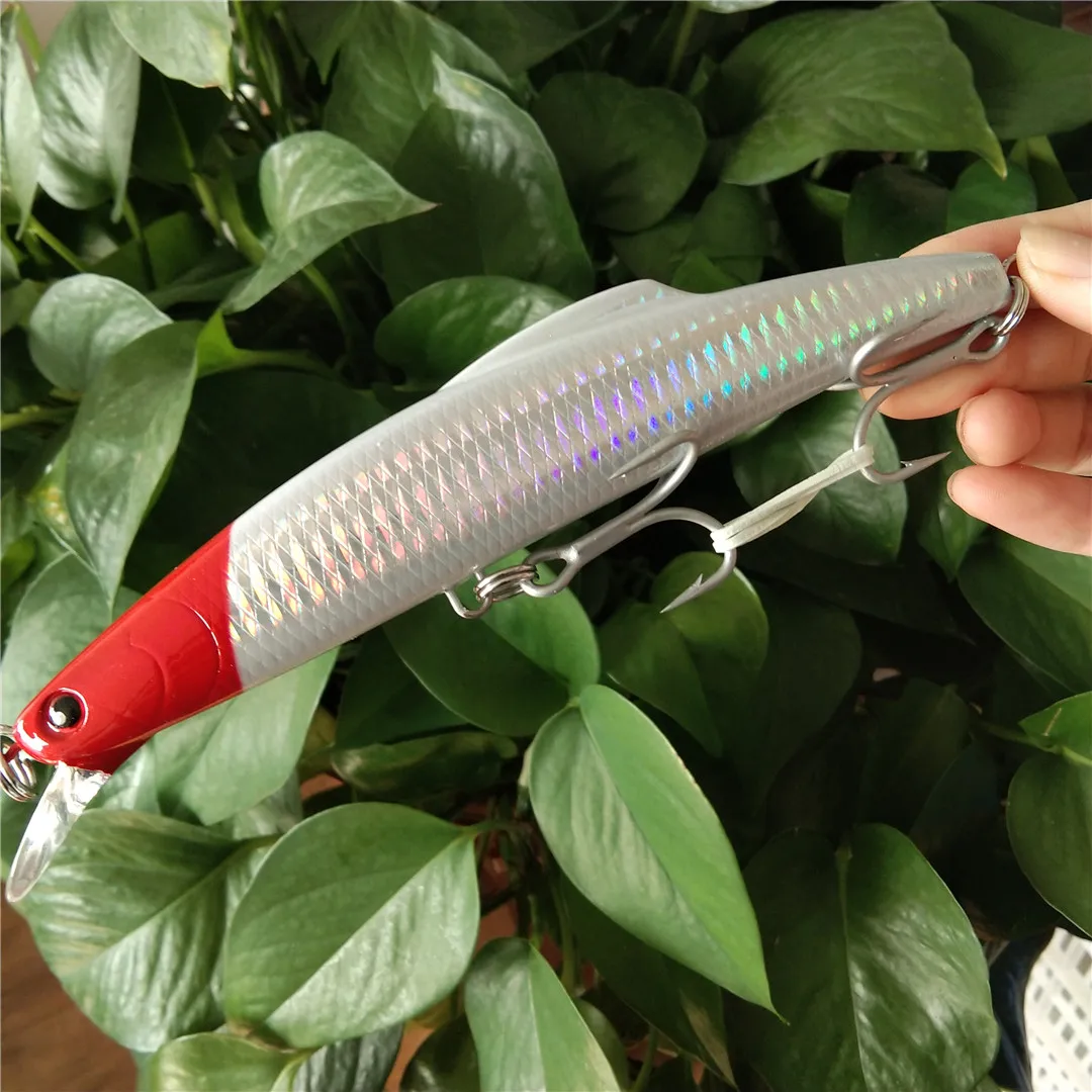 Noeby 7pcs Trolling 160mm 60g Minnow Sinking Fishing Lure Hard Artificial Bait for Fishing Tuna Tackle
Noeby 7pcs Trolling 160mm 60g Minnow Sinking Fishing Lure Hard Artificial Bait for Fishing Tuna Tackle