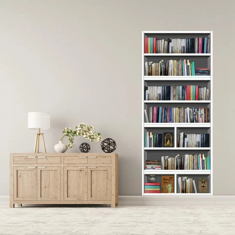 Self Adhesive Renew Home Decor 3d Bookcase Door Sticker Print Art Waterproof Wallpaper Mural Wardrobe Renovation Decal Picture
Self Adhesive Renew Home Decor 3d Bookcase Door Sticker Print Art Waterproof Wallpaper Mural Wardrobe Renovation Decal Picture