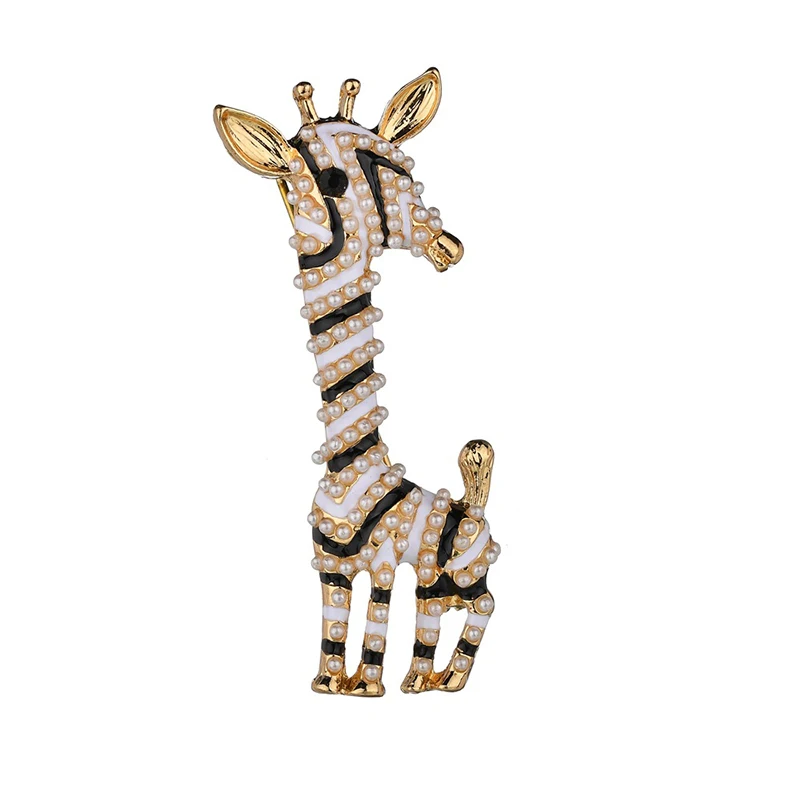YADA fashion pearl Giraffe Pins&Brooches for Lapel Pin Garment Scarf jewelry Rhinestone Crystal Giraffe Animal Brooches BH200014
YADA fashion pearl Giraffe Pins&Brooches for Lapel Pin Garment Scarf jewelry Rhinestone Crystal Giraffe Animal Brooches BH200014