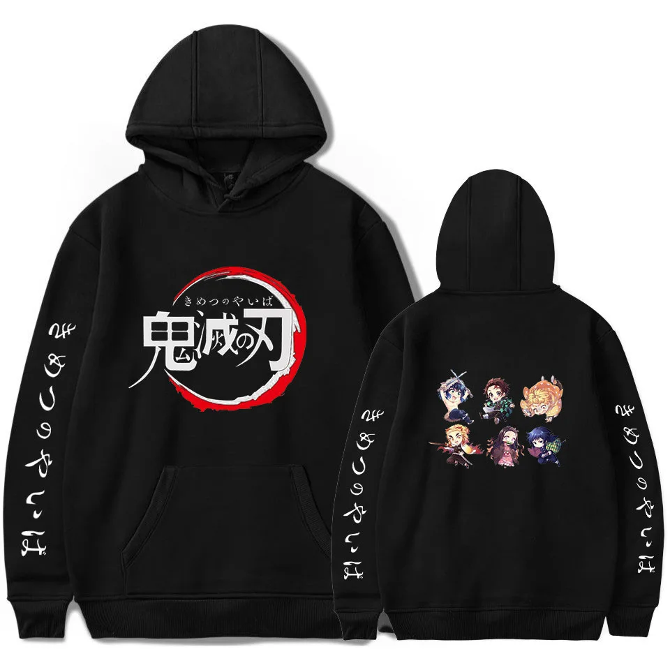 Demon Slayer Kimetsu no Yaiba Hoodies Men Women Sweatshirt Hooded Autumn Cartoon Casual Harajuku Hip Hop Boys Pullovers
Demon Slayer Kimetsu no Yaiba Hoodies Men Women Sweatshirt Hooded Autumn Cartoon Casual Harajuku Hip Hop Boys Pullovers