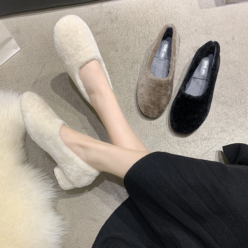 Loafers Fur Grandma Shoes Women's Heels Clogs Platform Slip-on Casual Female Sneakers All-Match Round Toe Autumn Modis On Heels
Loafers Fur Grandma Shoes Women's Heels Clogs Platform Slip-on Casual Female Sneakers All-Match Round Toe Autumn Modis On Heels