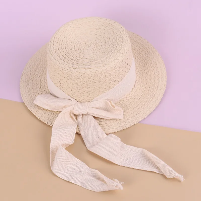 Children's Big Brim Raffia Straw Hat Sweet Summer Sun Hat Beach Straw Cap Big Brim Bow Flat Straw Hat Girls Beach Hat Girl Hats
Children's Big Brim Raffia Straw Hat Sweet Summer Sun Hat Beach Straw Cap Big Brim Bow Flat Straw Hat Girls Beach Hat Girl Hats