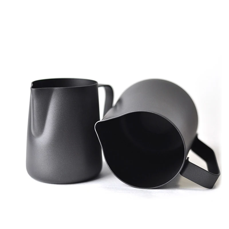 Black Coating Non Stick Stainless Steel Milk Frothing Pitcher Cup Stainless Steel Espresso Coffee Barista Latte Cappuccino Mug
Black Coating Non Stick Stainless Steel Milk Frothing Pitcher Cup Stainless Steel Espresso Coffee Barista Latte Cappuccino Mug