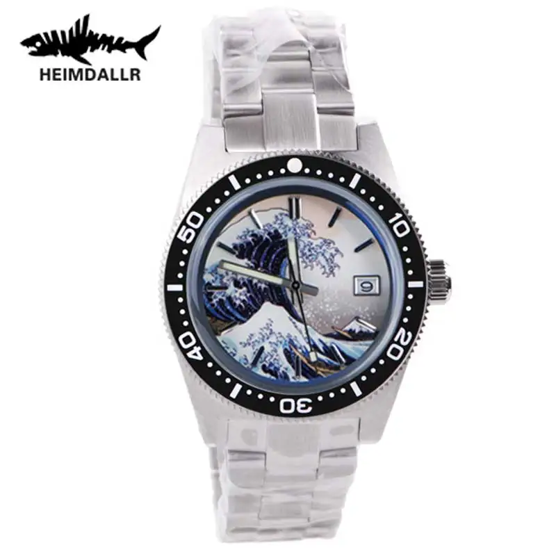 HEIMDALLR Men's 62MAS Kanagawa Wave Diving Watch Luminous Dial Sapphire 300M Water Resistance NH35A Automatic Movement Watches
HEIMDALLR Men's 62MAS Kanagawa Wave Diving Watch Luminous Dial Sapphire 300M Water Resistance NH35A Automatic Movement Watches