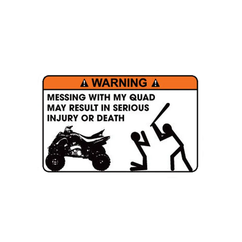 Car Sticker My Quad's Aliauto Funny Missing May Cause Serious Injury or Death PVC Car Decal Waterproof Cover Scratches, 12cm*8cm
Car Sticker My Quad's Aliauto Funny Missing May Cause Serious Injury or Death PVC Car Decal Waterproof Cover Scratches, 12cm*8cm
