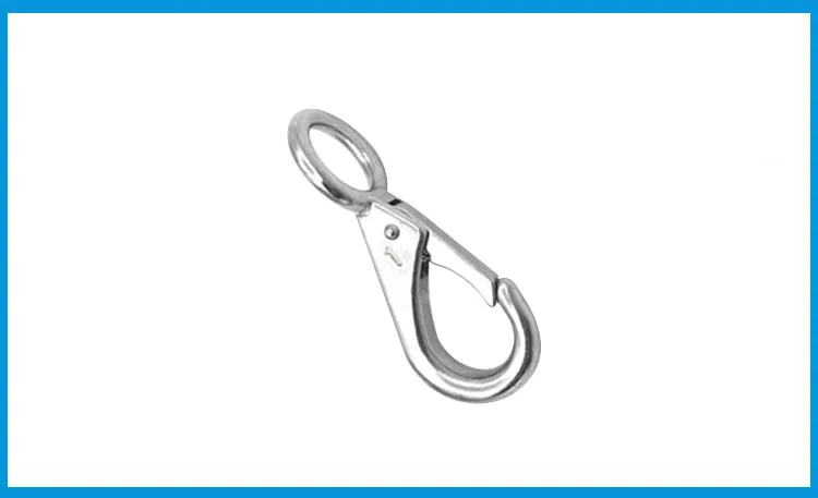 2X Marine Grade Stainless Steel 316 Rigid Loaded Fixed Eye Spring Clip Snap Hook Carabiner Marine Hardware Accessories for Boats
2X Marine Grade Stainless Steel 316 Rigid Loaded Fixed Eye Spring Clip Snap Hook Carabiner Marine Hardware Accessories for Boats