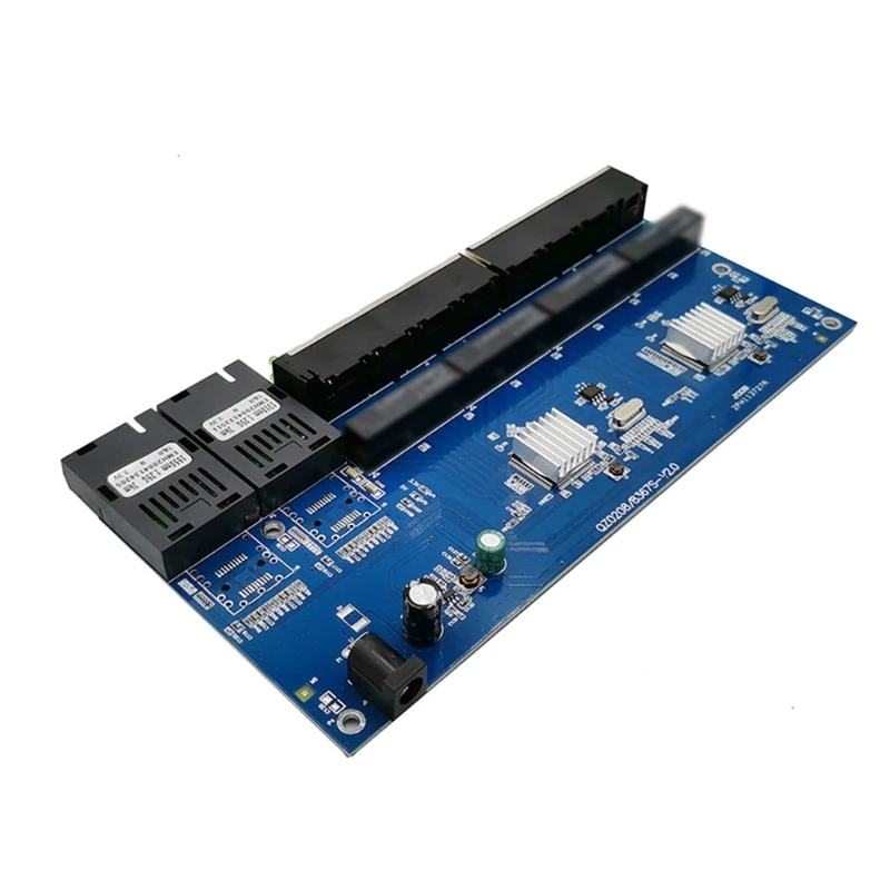 1000M Gigabit Ethernet Switch Ethernet Fiber Optical Media Converter Single Mode 8 RJ45 Ports Down-link 2 SC Fiber Port Up-link
1000M Gigabit Ethernet Switch Ethernet Fiber Optical Media Converter Single Mode 8 RJ45 Ports Down-link 2 SC Fiber Port Up-link