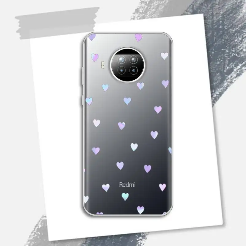 Love Heart Color pattern Phone Case Transparent for Xiaomi Redmi note 10 t 8 9 pro lite 11
Love Heart Color pattern Phone Case Transparent for Xiaomi Redmi note 10 t 8 9 pro lite 11