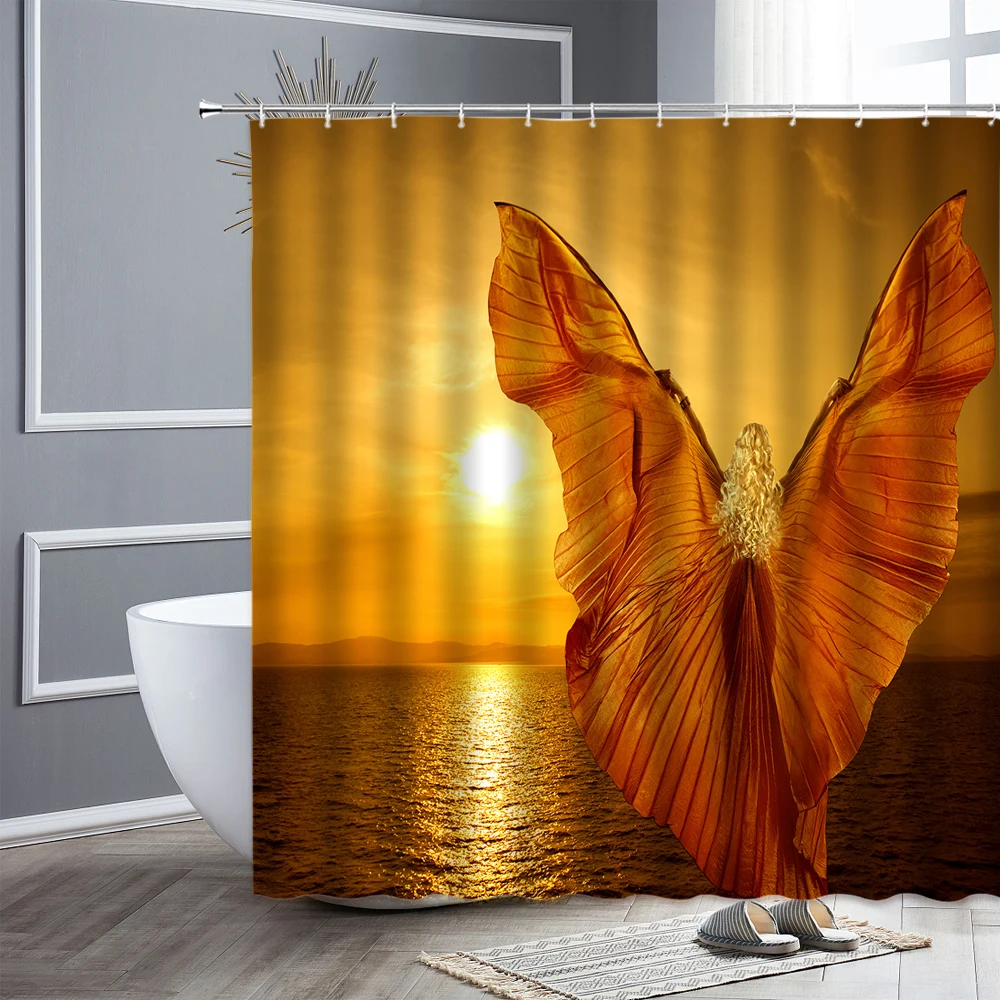 Водонепроницаемая тканевая занавеска для душа, закат океана, бабочки, девушки, естественный ландшафт, декор для ванной комнаты, занавеска д...
Водонепроницаемая тканевая занавеска для душа, закат океана, бабочки, девушки, естественный ландшафт, декор для ванной комнаты, занавеска д...