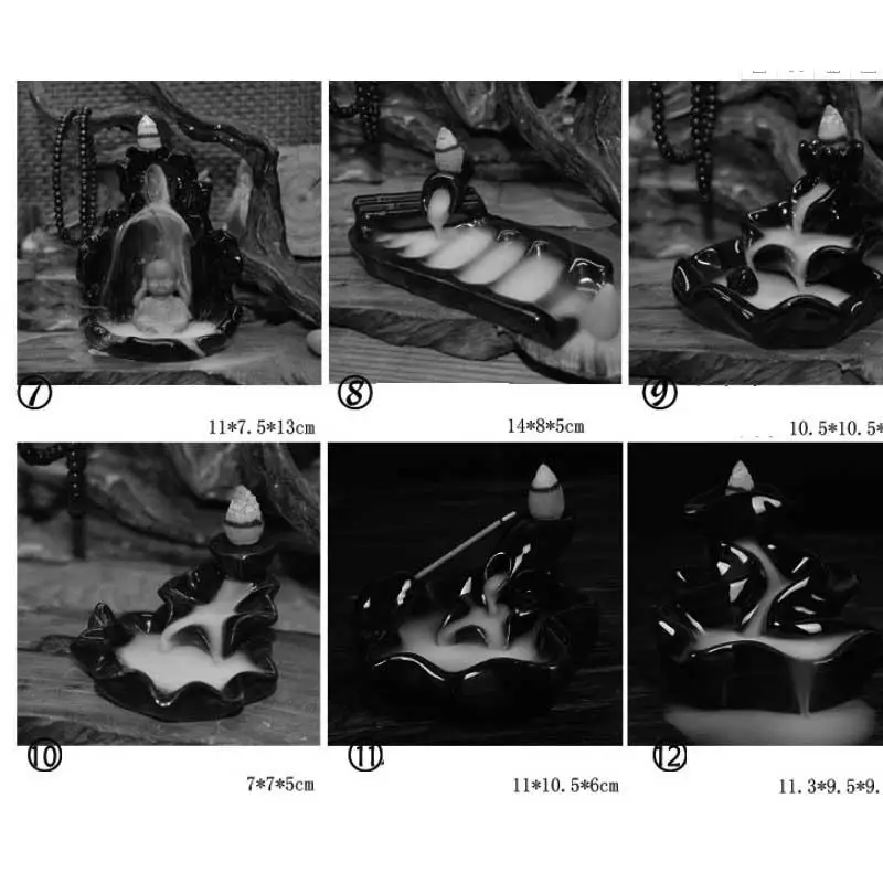 Smoke Waterfall Incense Holder For Home Decoration Lovely Monk Ceramics Backflow Burner Mountain Shape Multiple Styles Available
Smoke Waterfall Incense Holder For Home Decoration Lovely Monk Ceramics Backflow Burner Mountain Shape Multiple Styles Available