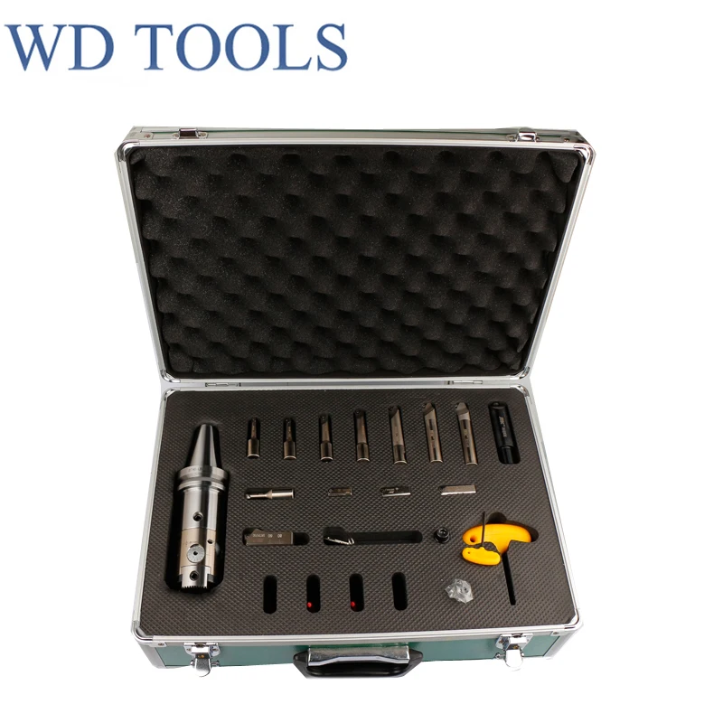 Fine boring system sets of BT40-HBOR63 BT30-HBOR63 CNC boring tools
Fine boring system sets of BT40-HBOR63 BT30-HBOR63 CNC boring tools