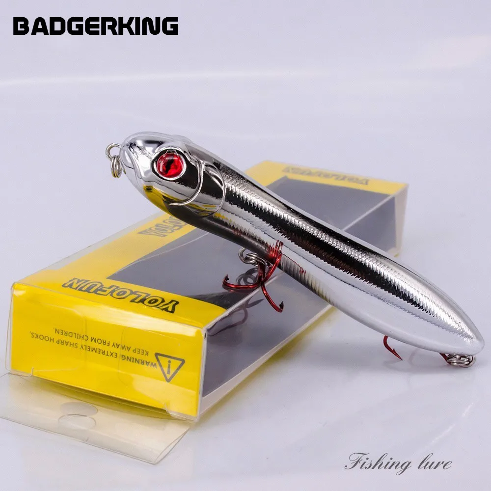 10cm 15g top water pencil wobblers Fishing Lure for fishing Lizard Imitate Popper 7color Fake Leurre walk the dog hard lure
10cm 15g top water pencil wobblers Fishing Lure for fishing Lizard Imitate Popper 7color Fake Leurre walk the dog hard lure
