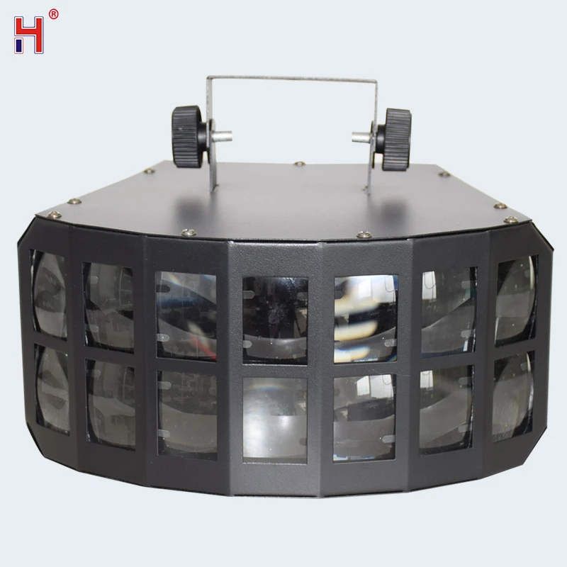 DJ Disco Light LED RGBW Butterfly Beam Effect Strobe Sound Activated Party Lights For Christmas Music Concert | Лампы и освещение