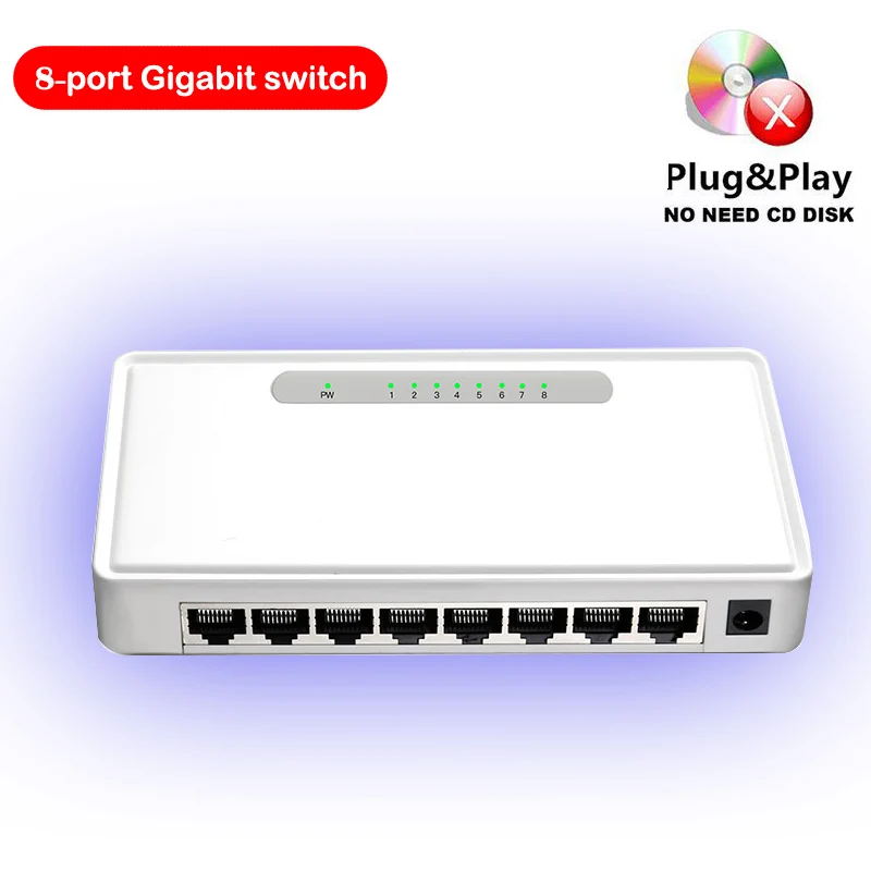 8-портовый гигабитный коммутатор VLAN 1000 м настольные компьютеры ethernet сетевой коммутационный концентратор шунт 8 гигабитный uplink концентратор...
8-портовый гигабитный коммутатор VLAN 1000 м настольные компьютеры ethernet сетевой коммутационный концентратор шунт 8 гигабитный uplink концентратор...