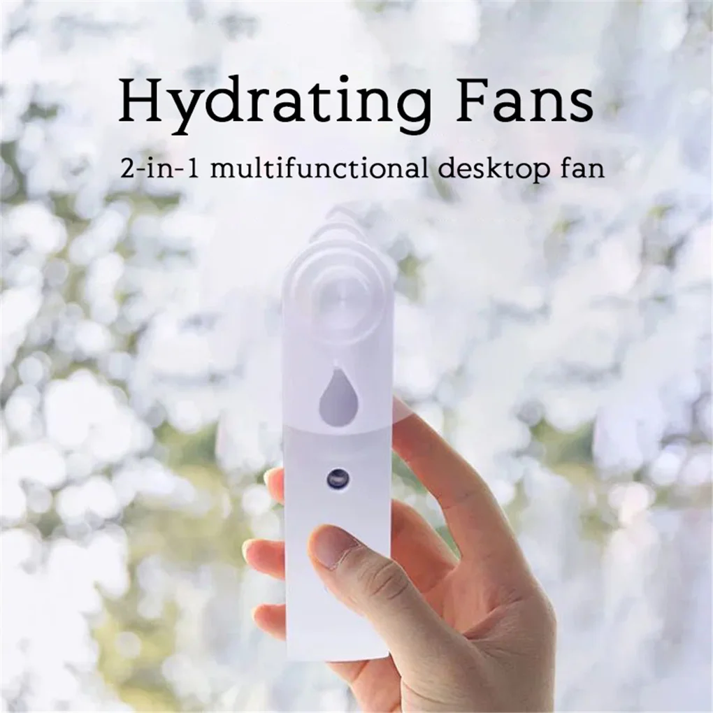 Portable 2 In 1 Mini Fan Humidifier USB Rechargeable Handheld Fan Water Spray Mist Fan Face Steamer Air Conditioner For Outdoor
Portable 2 In 1 Mini Fan Humidifier USB Rechargeable Handheld Fan Water Spray Mist Fan Face Steamer Air Conditioner For Outdoor