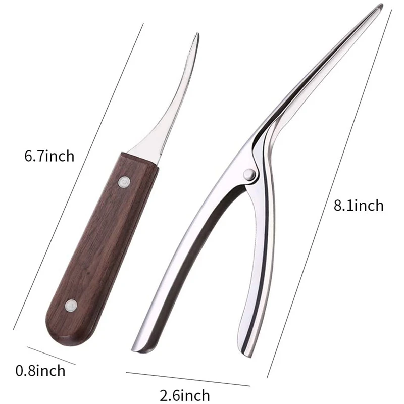 Shrimp Tool and Shrimp Peeler Set, 2 Pack Stainless Steel Kitchen Tools for Shrimp Cleaner Peels Prawn Outer Shell
Shrimp Tool and Shrimp Peeler Set, 2 Pack Stainless Steel Kitchen Tools for Shrimp Cleaner Peels Prawn Outer Shell
