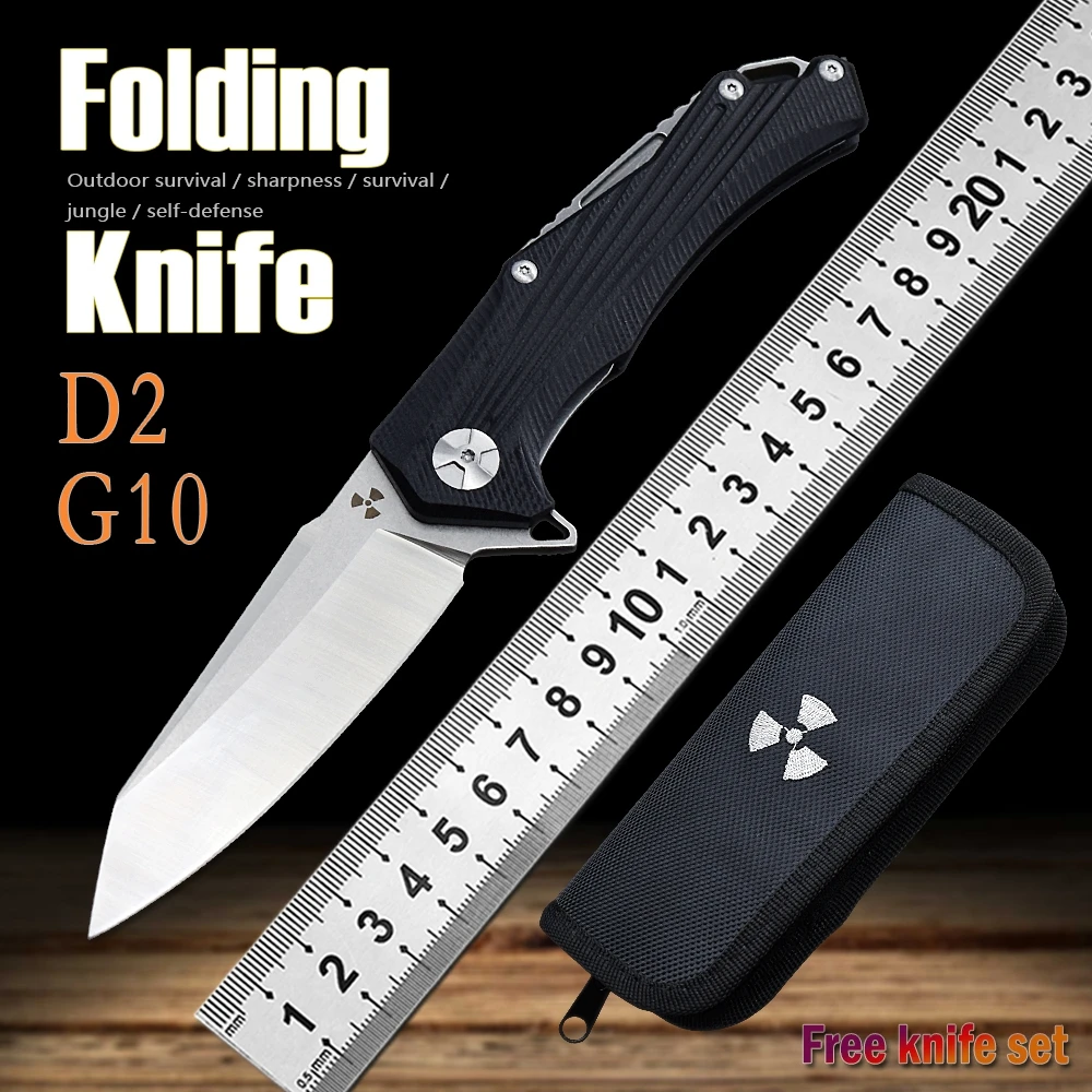 G10 ручка из стали D2 высокая твердость Карманный для улицы EDC самооборона Джунгли Охота Острый кухонный складной нож
G10 ручка из стали D2 высокая твердость Карманный для улицы EDC самооборона Джунгли Охота Острый кухонный складной нож