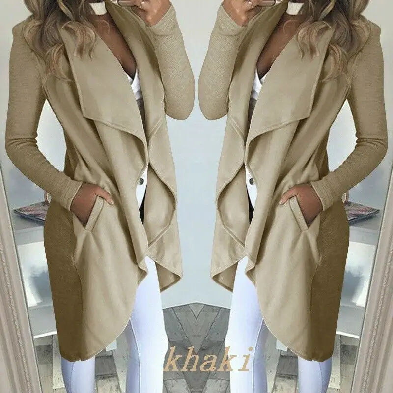 2019 New Fashion Autumn Womens Long Coat Jacket Ladies Elegant Solid Color Cardigan Overcoat Jumper Plus Size Cardigans Coats
2019 New Fashion Autumn Womens Long Coat Jacket Ladies Elegant Solid Color Cardigan Overcoat Jumper Plus Size Cardigans Coats