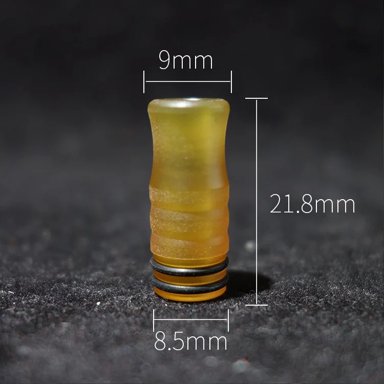 

10pcs/lot mtl drip tip 510 long narrow bore heat resistance ultem pei pom mouthpiece for Dvarw rta rda tank vape accessories